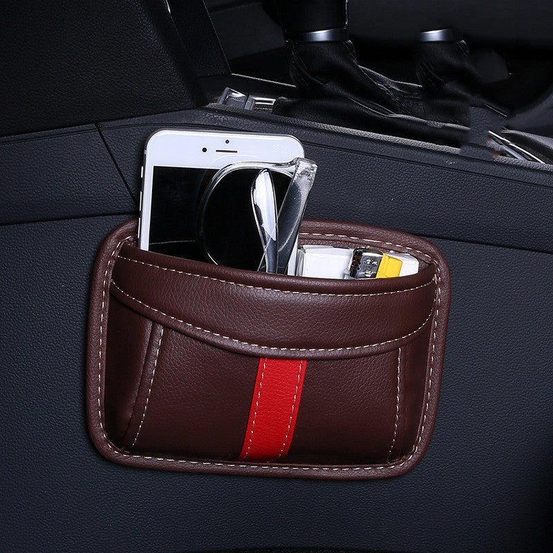 Adhesive Car Seat Storage Bag for Secure Item Organisation