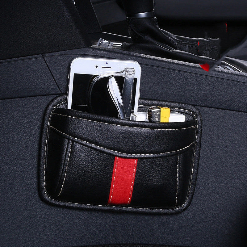 Adhesive Car Seat Storage Bag for Secure Item Organisation