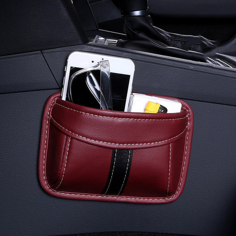 Adhesive Car Seat Storage Bag for Secure Item Organisation