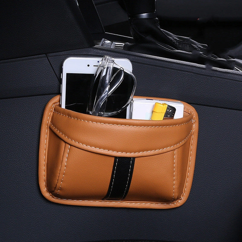 Adhesive Car Seat Storage Bag for Secure Item Organisation