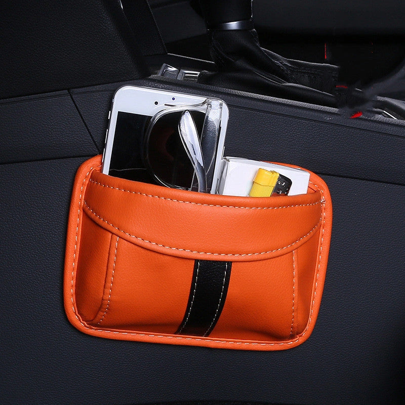 Adhesive Car Seat Storage Bag for Secure Item Organisation