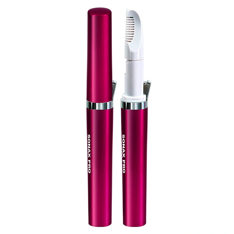 Compact USB-Powered Ladies Mini Electric Hair Removal Device in Rose Red