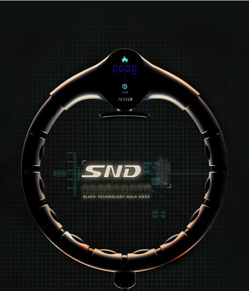 Adjustable Fitness Hoop with Smart Counting for Waist Slimming
