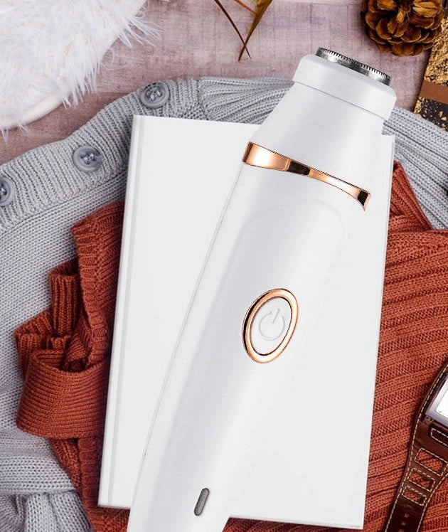 7-in-1 USB Rechargeable Electric Eyebrow Trimmer with LED Light