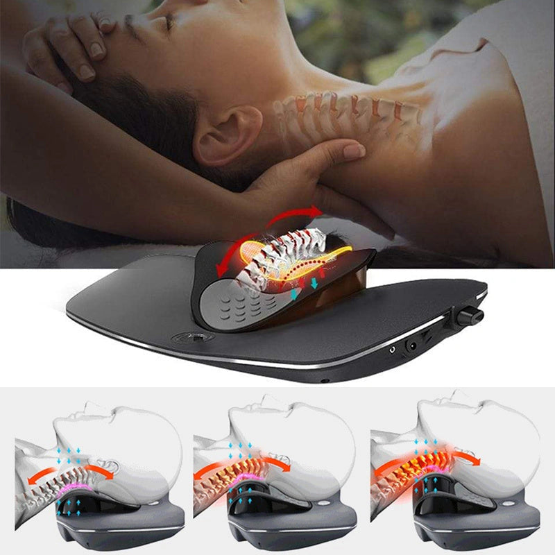 Air Soft Brace Neck and Waist Massager with Adjustable Strength