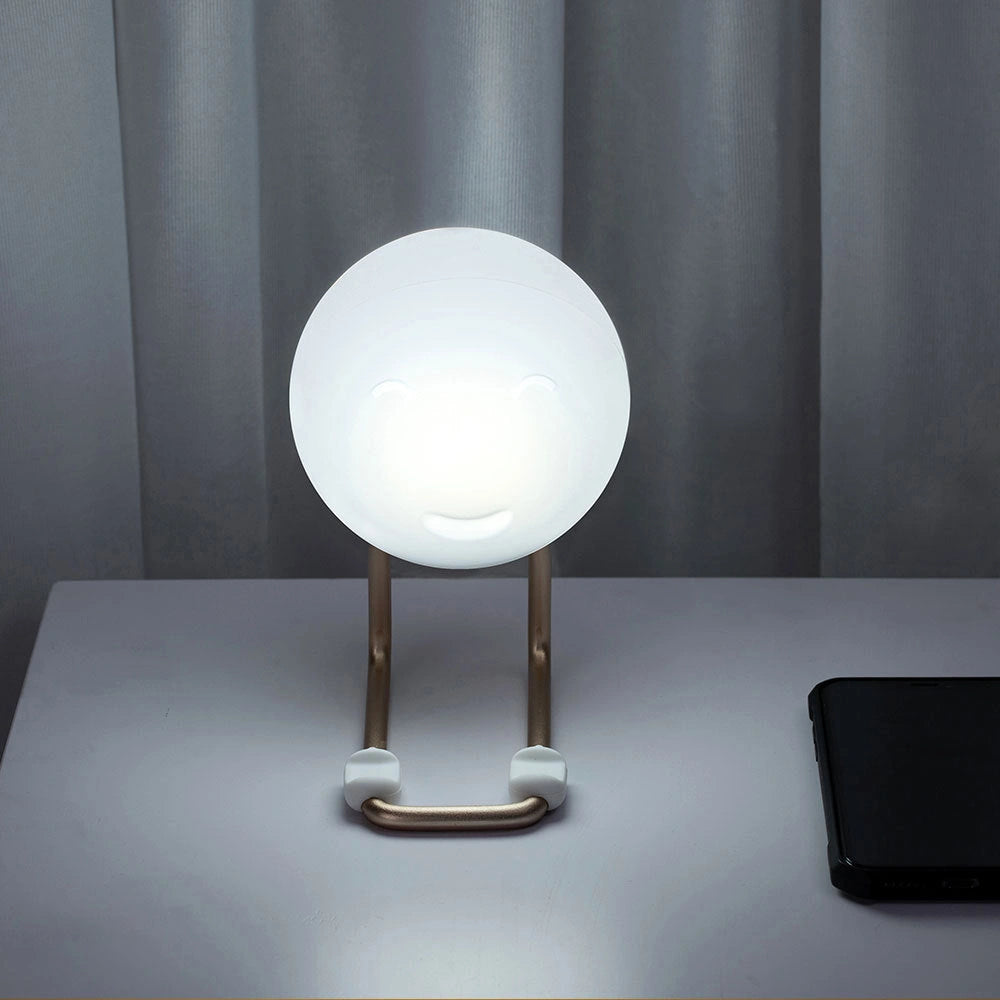 D20 Little Urchin Silicone Lamp with Wireless Charging and Nightlight