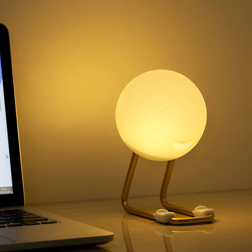 D20 Little Urchin Silicone Lamp with Wireless Charging and Nightlight