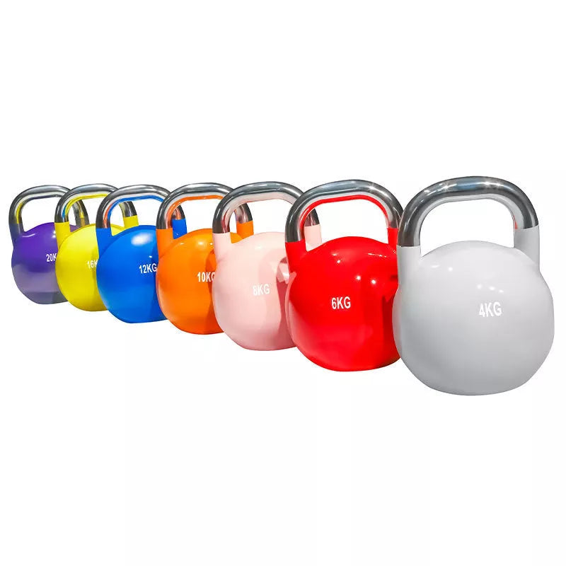 Steel Paint Kettlebell for Strength Training in Various Weights