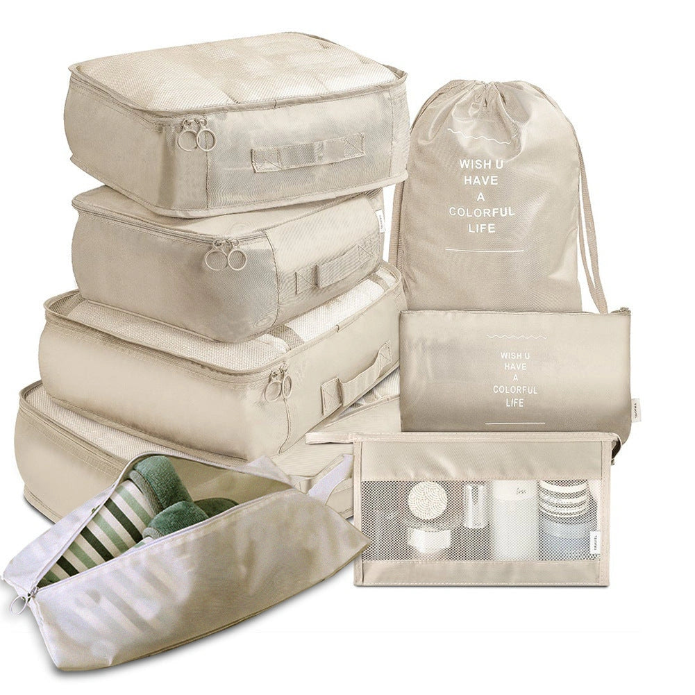 8-piece set luggage divider bag for travel storage and organisation
