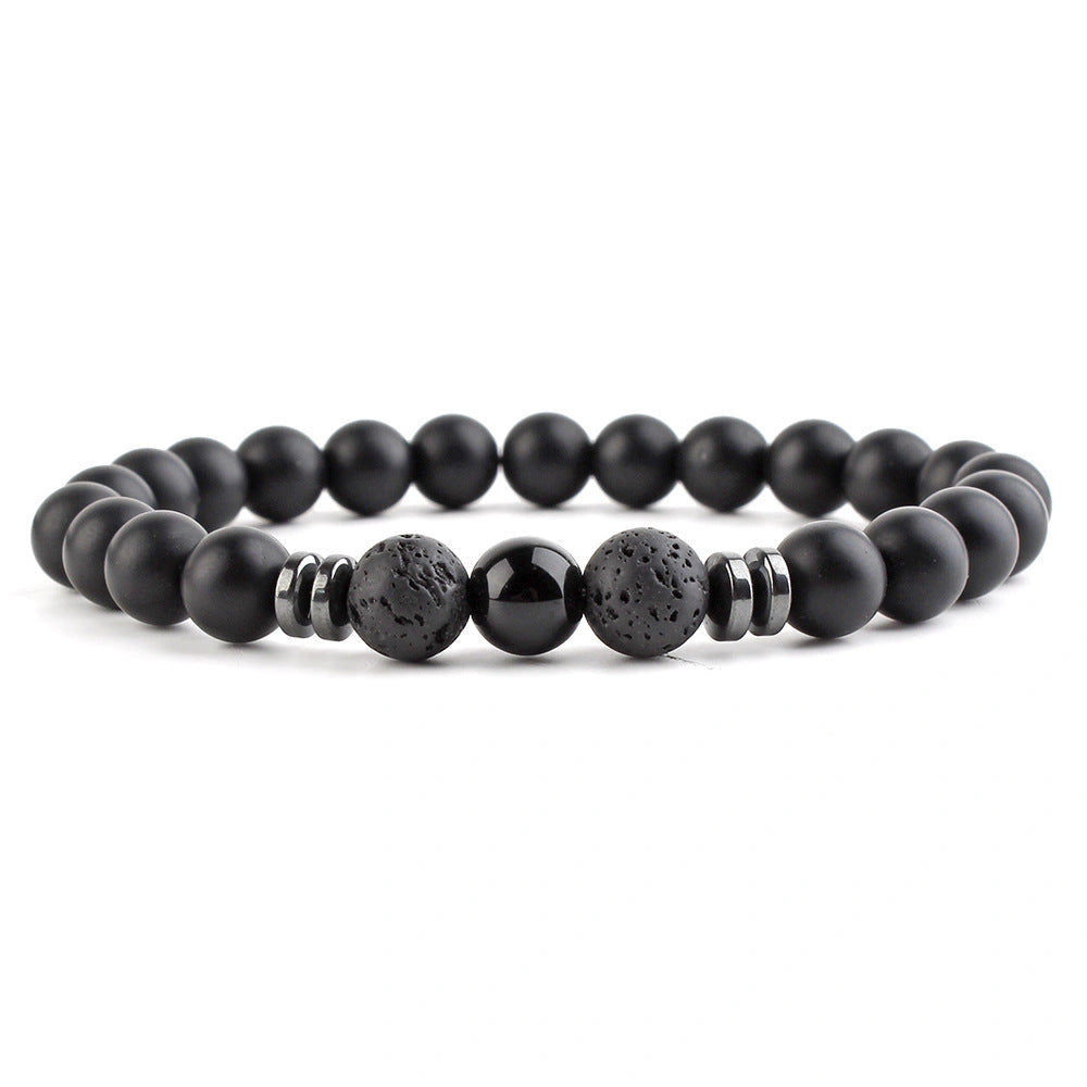 8mm Stone Beads Seven Chakra Yoga Beaded Bracelet in Various Colours
