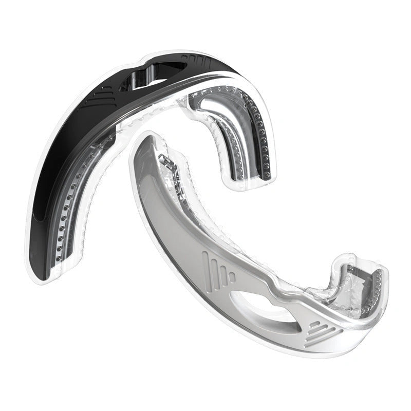 Anti-snoring device braces with food-grade silicone for comfortable wear