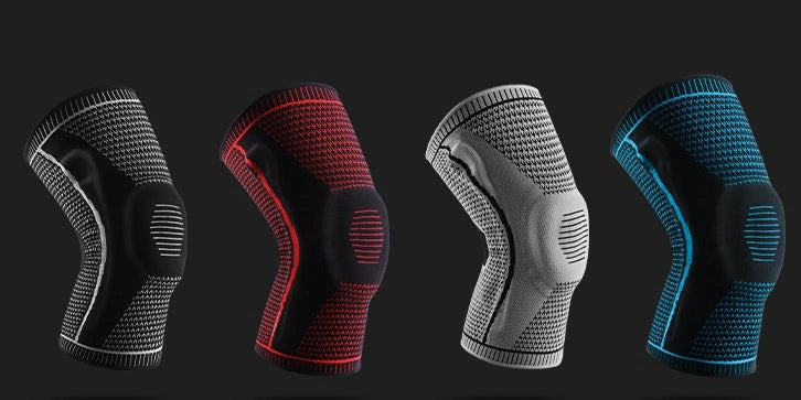 Silicone Spring Knee Pads for Sports and Fitness