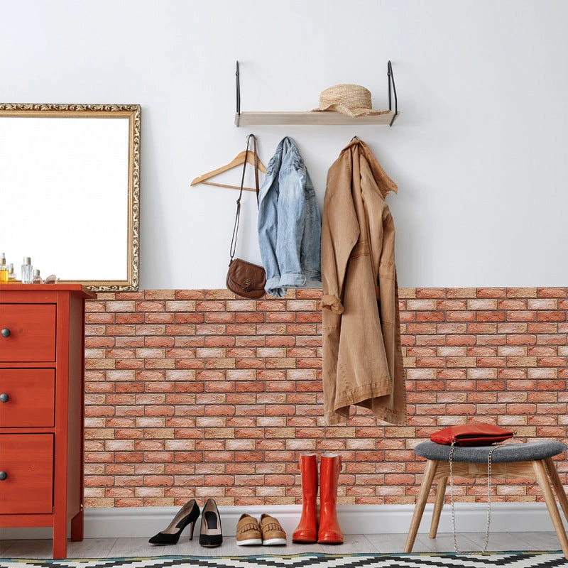 Brick Wallpaper Self-Adhesive Wall Sticker for Moisture-Proof Living Room Decoration