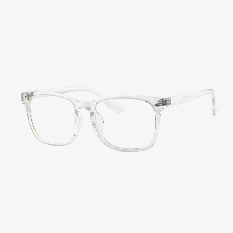 Square Blue Light Blocking Glasses with 90% Light Transmittance