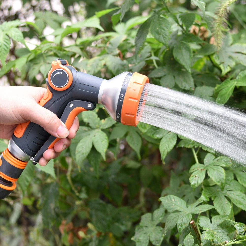Upgraded Garden Hose Nozzle with 8 Adjustable Spray Modes