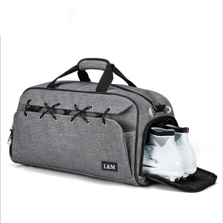 Sports Gym Duffel Bag with Shoe Compartment and Wet-Dry Separation