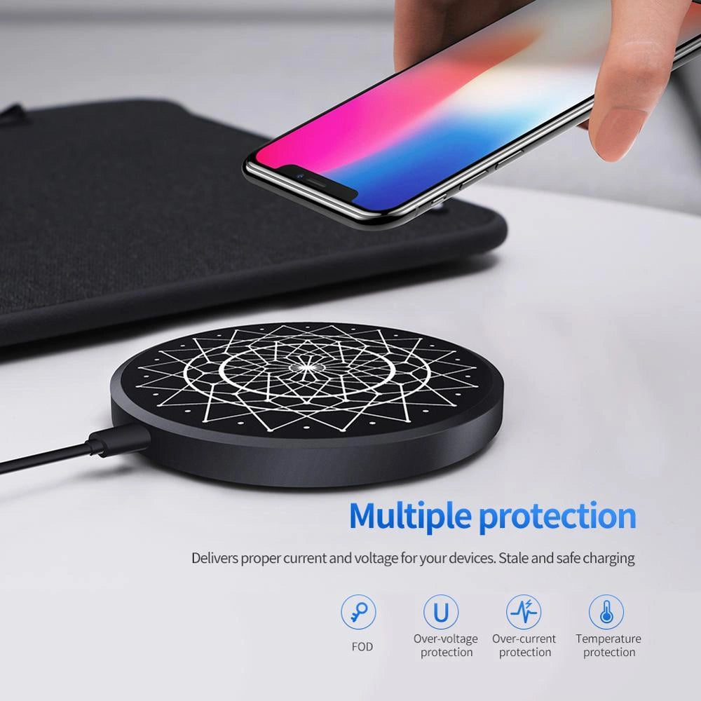 Qi 15W Fast Wireless Charger for Blackview Magic with Unique Design