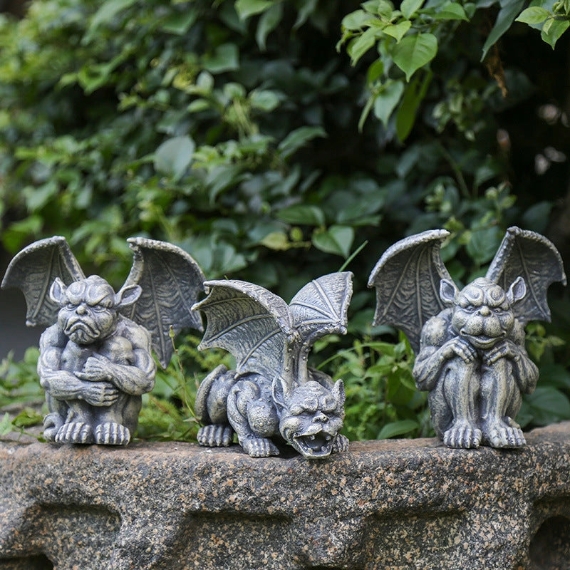 Resin Animal Garden Ornaments with Unique American Style Designs