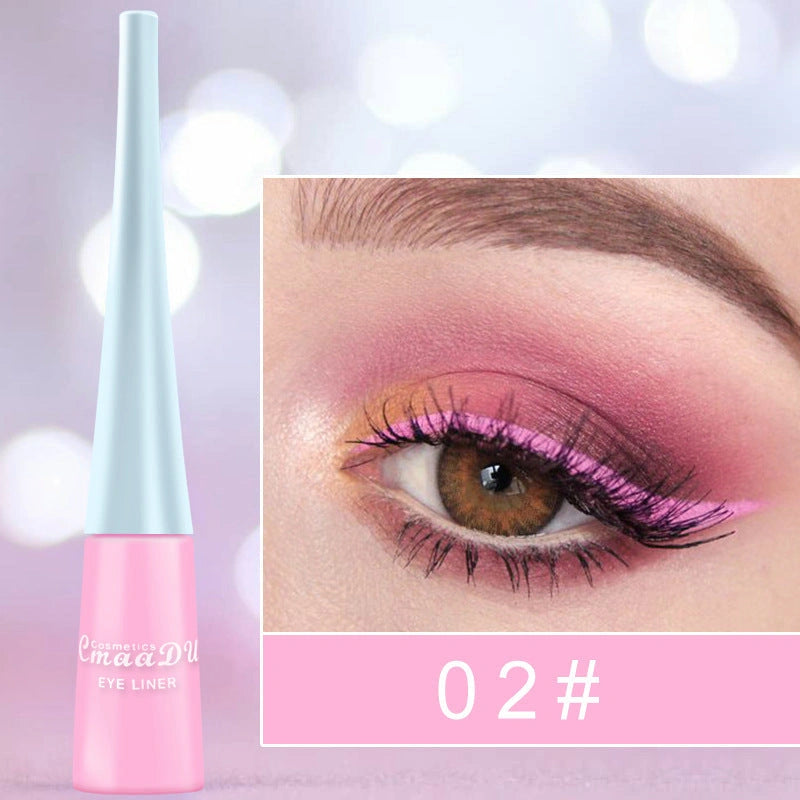 17 Colour Liquid Eyeliner Matte Quick-Drying Long-Lasting Non-Blooming