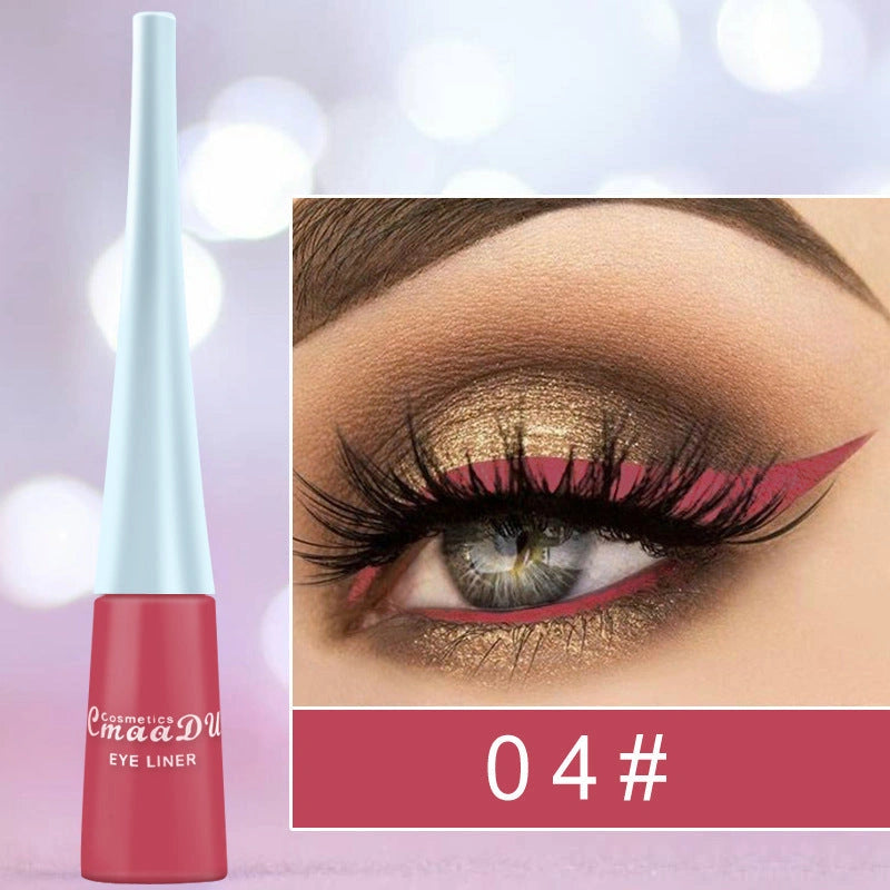 17 Colour Liquid Eyeliner Matte Quick-Drying Long-Lasting Non-Blooming