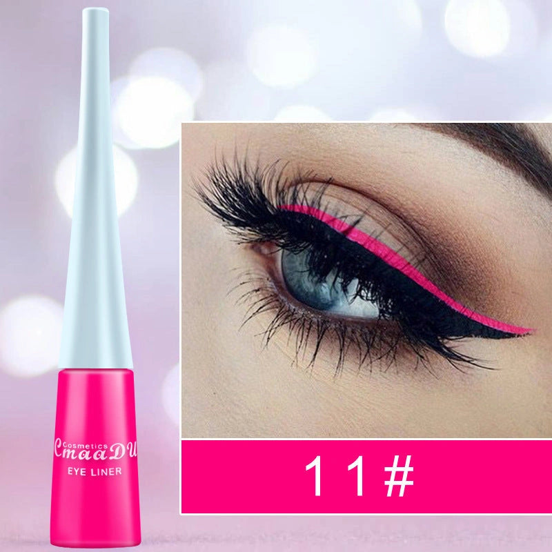 17 Colour Liquid Eyeliner Matte Quick-Drying Long-Lasting Non-Blooming