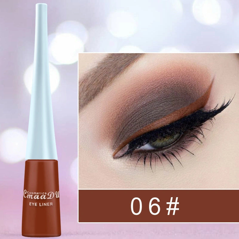 17 Colour Liquid Eyeliner Matte Quick-Drying Long-Lasting Non-Blooming