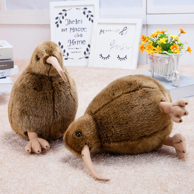 Simulation Kiwi Doll New Zealand National Bird Table Plush