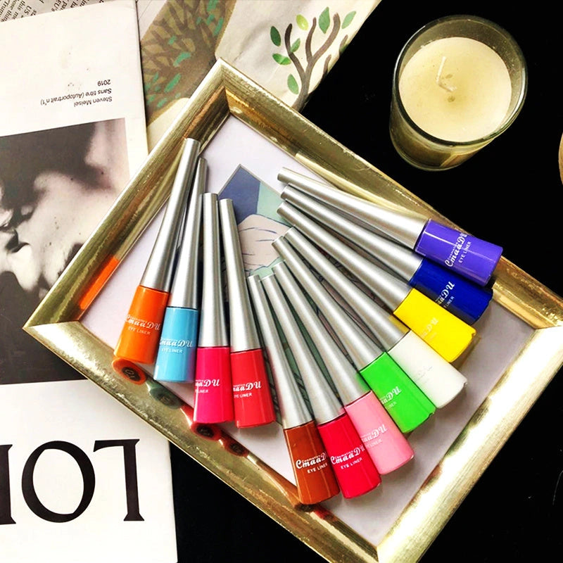 17 Colour Liquid Eyeliner Matte Quick-Drying Long-Lasting Non-Blooming