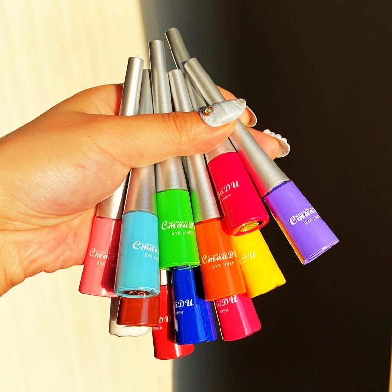 17 Colour Liquid Eyeliner Matte Quick-Drying Long-Lasting Non-Blooming