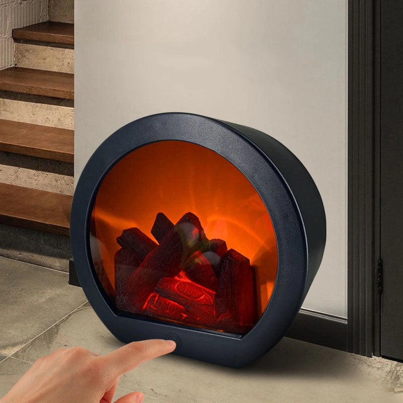 Dynamic Vision 3D Flame Touch Fireplace Lantern Lamp