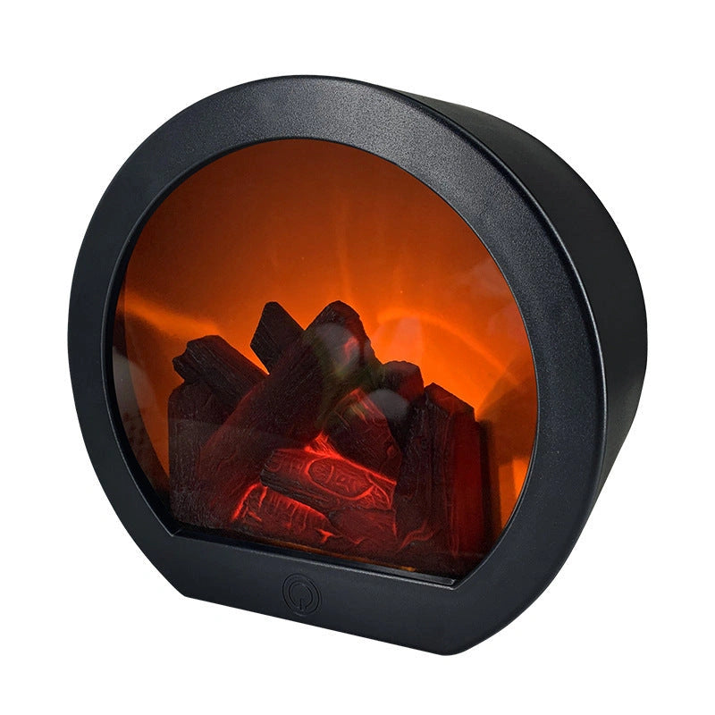 Dynamic Vision 3D Flame Touch Fireplace Lantern Lamp