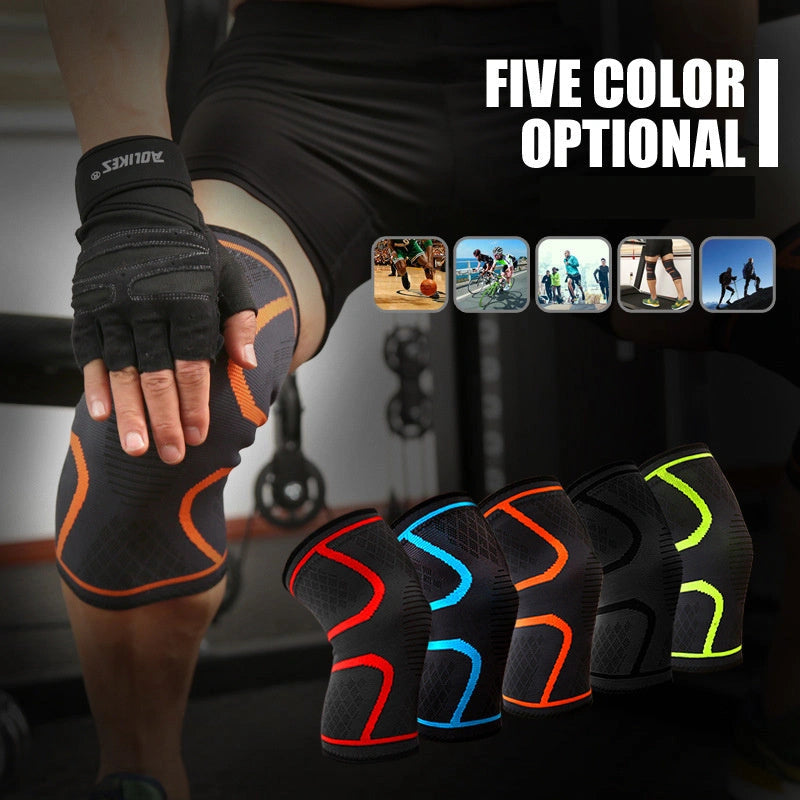 Anti-slip breathable knee support for joint health