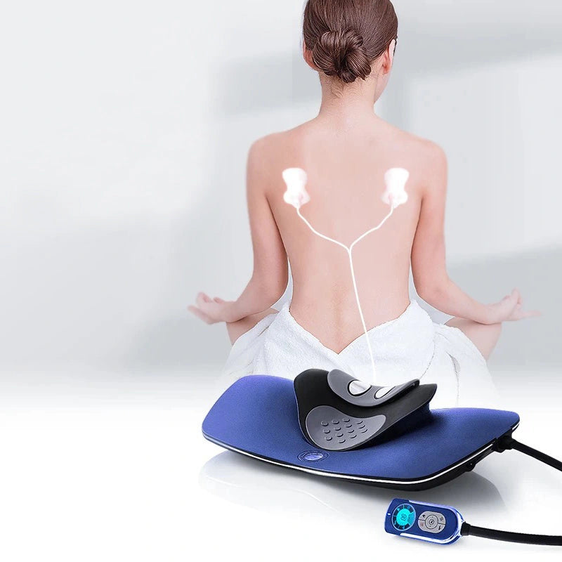 Air Soft Brace Neck and Waist Massager with Adjustable Strength