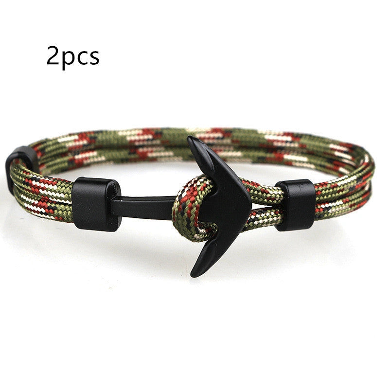 Anchor Bracelet with Hand Strap for Unisex Wear