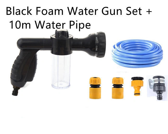 Multi-function High Pressure Foam Pot Water Gun Set for Car and Home