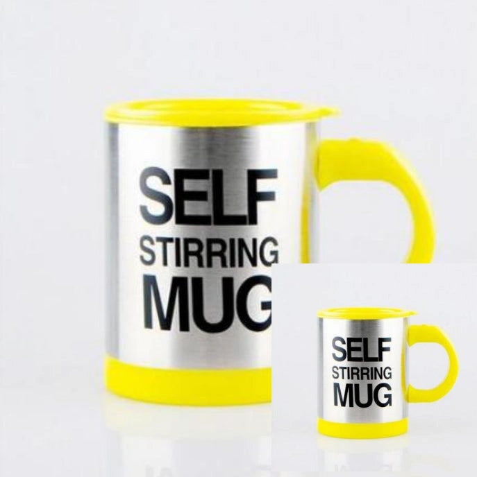 304 Stainless Steel Self-Stirring Mug with Magnetic Mixer