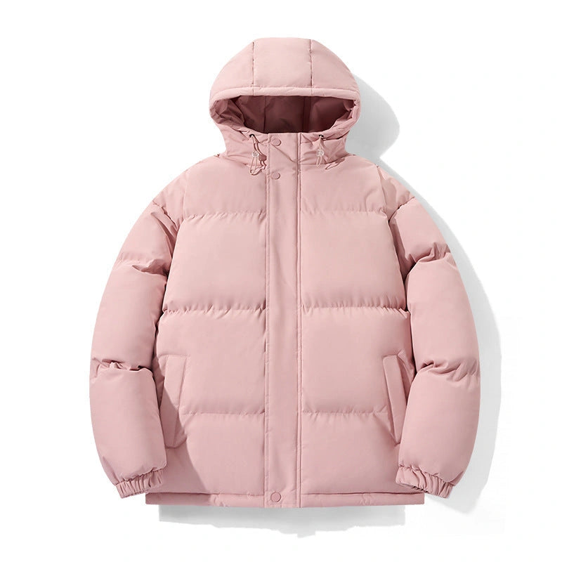 Cotton Chenille Hooded Coat with Silk Cotton Filler for Winter Warmth