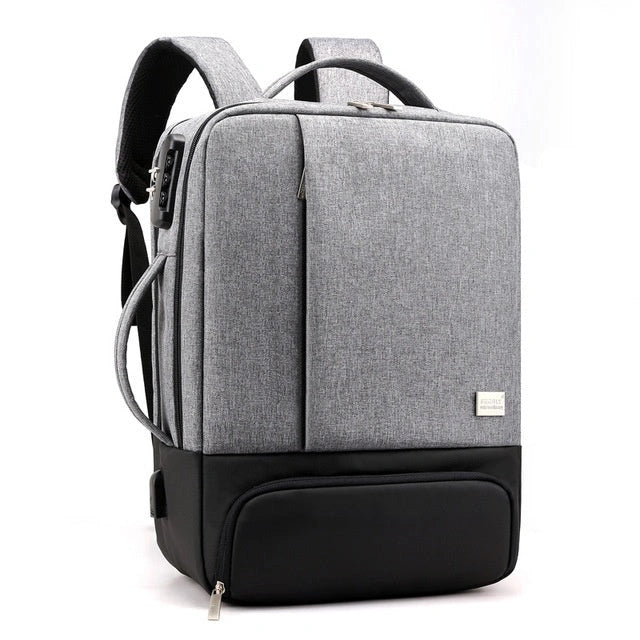 15.6 inch laptop bag in durable nylon with anti-theft design