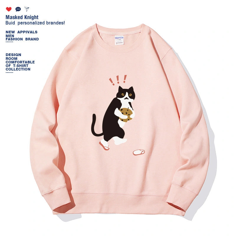 Stylish Women's Solid Colour Hooded Sweatshirt
