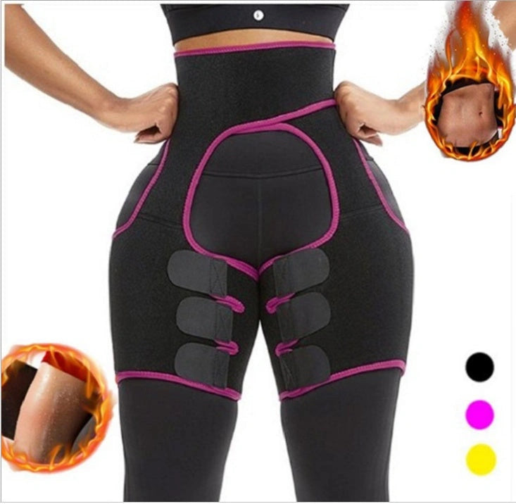 Adjustable Sports Waist Belt with Neoprene Fabric for Enhanced Sweat