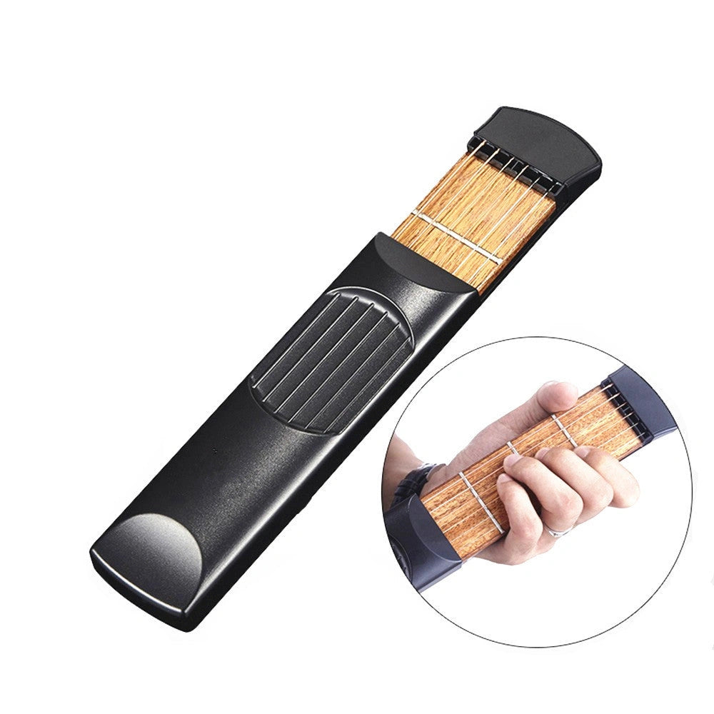 Pocket Guitar: 6 String 4 Fret Portable Practice Tool for Beginners