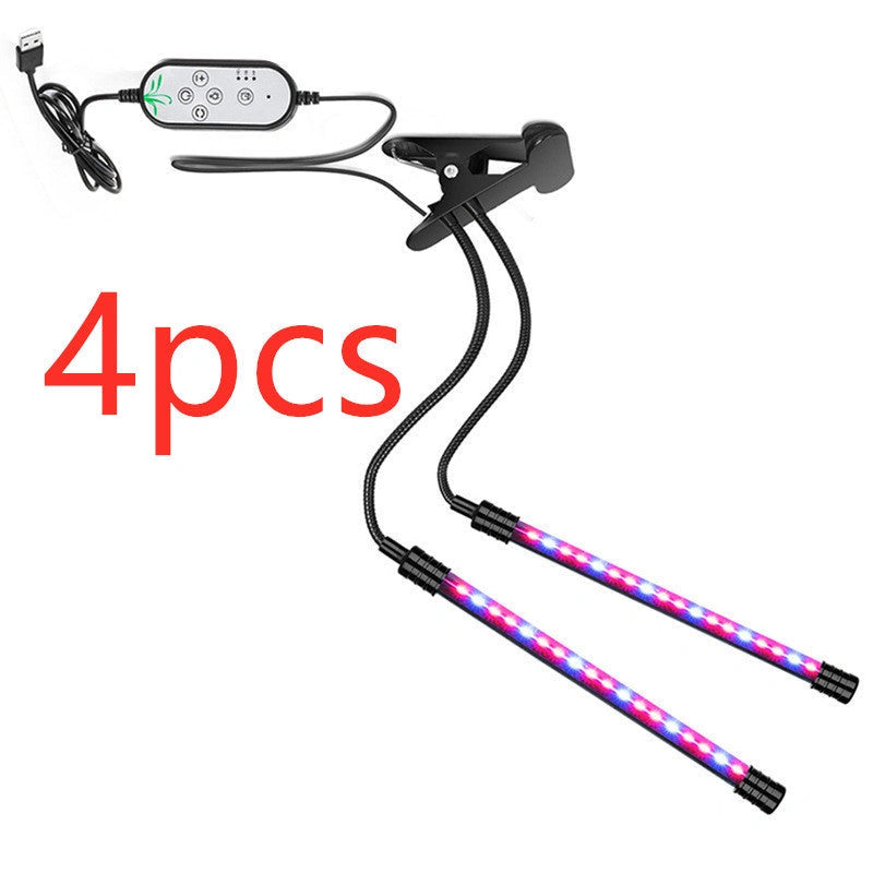 USB dimming timing plant light with adjustable power settings