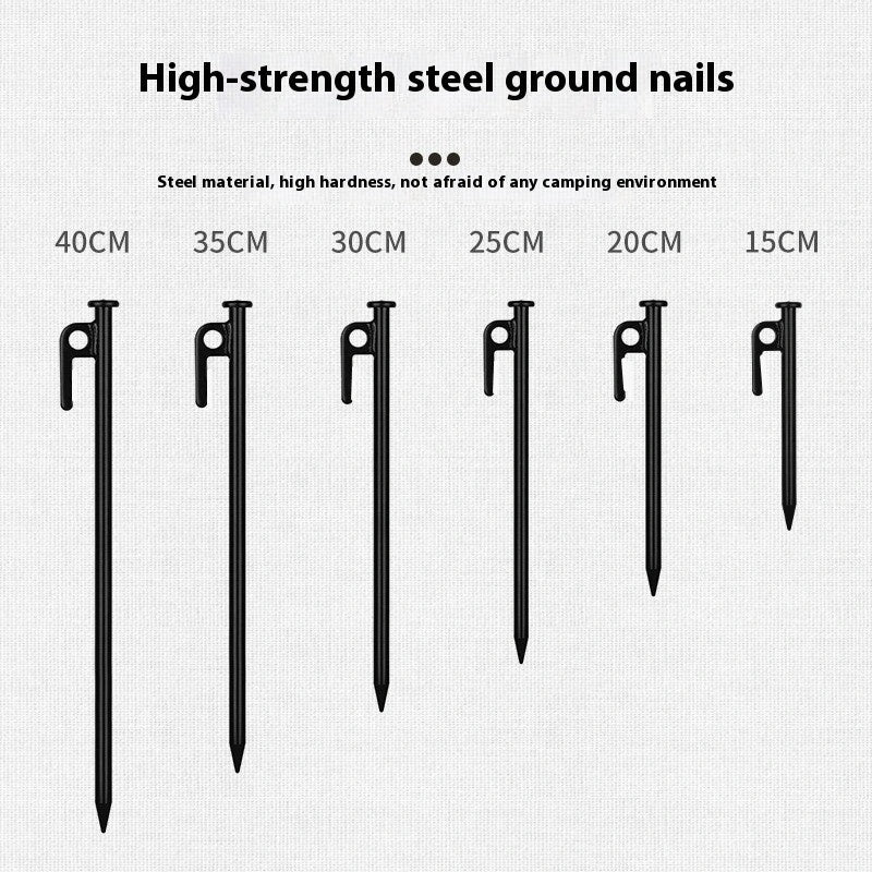 Sturdy Steel Camping Peg for Secure Tent Pitching