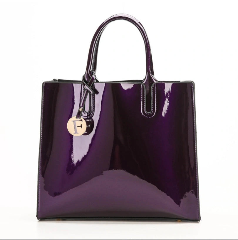 3 Sets Leather Handbags with Zipper Closure and Cell Phone Pocket