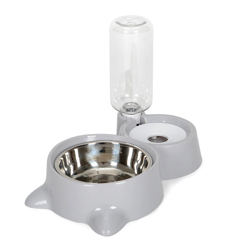 Automatic Pet Water Dispenser with Bowl, Non-electric, 1.8L Capacity