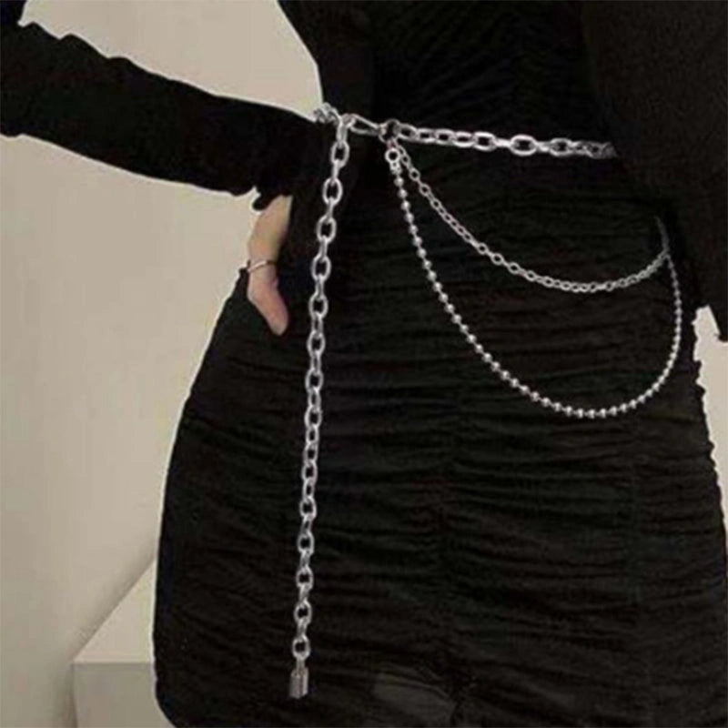 Adjustable alloy waist chain for summer styling
