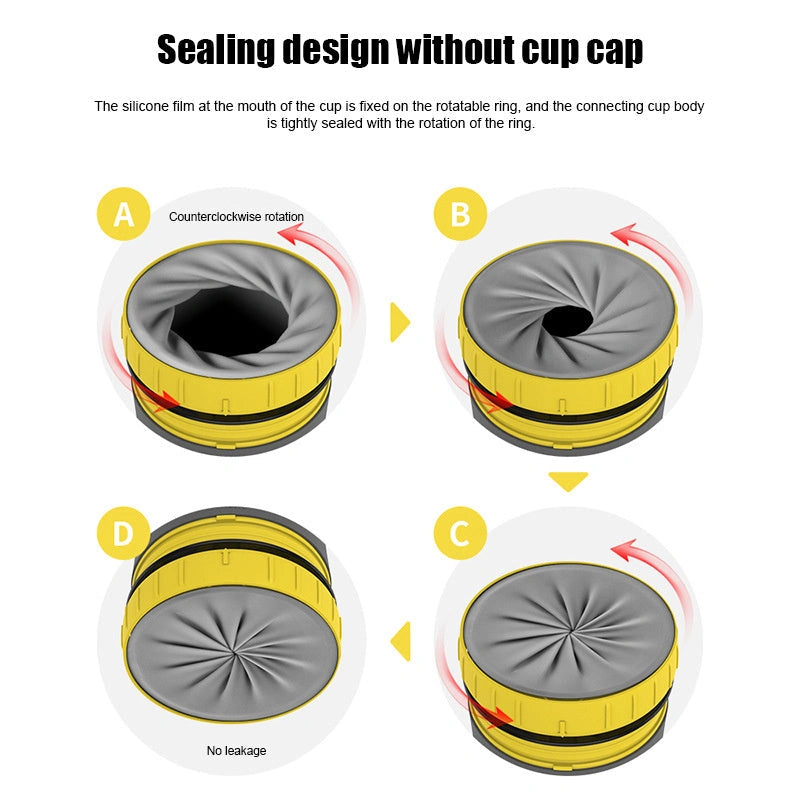 Twist Cup Travel Mug with Double Insulation and Straw Compatibility