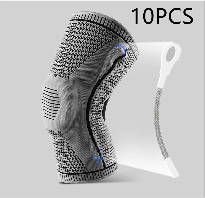 Silicone Spring Knee Pads for Sports and Fitness