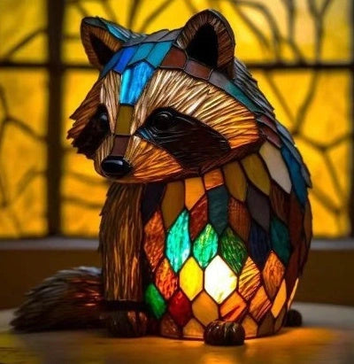 2024 3D Coloured Animal Light Desk Lamp with USB Plug
