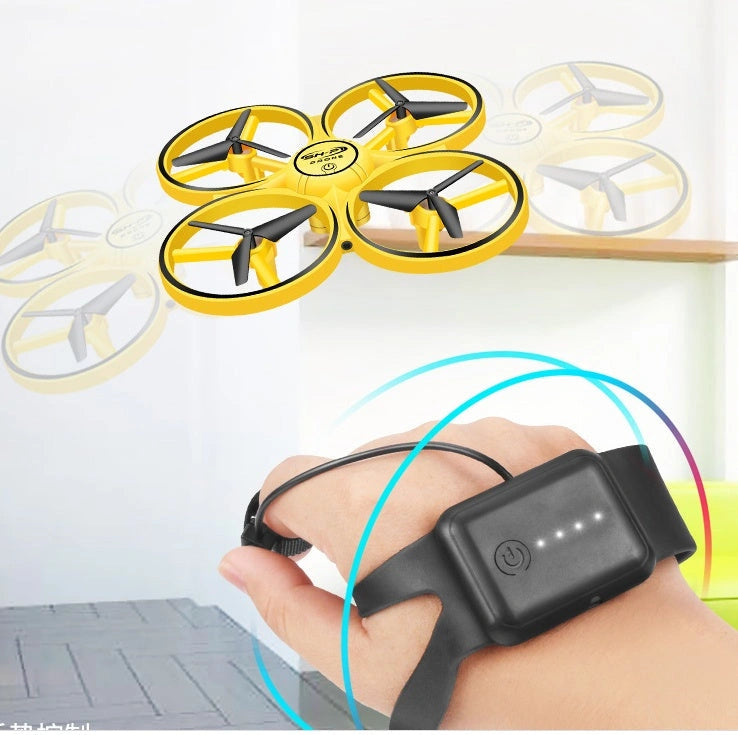 Quadrocopter UFO Induction Flying Saucer with Gesture Remote Control